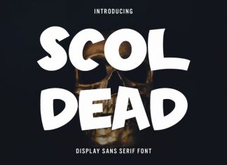 Scoldead Display Font