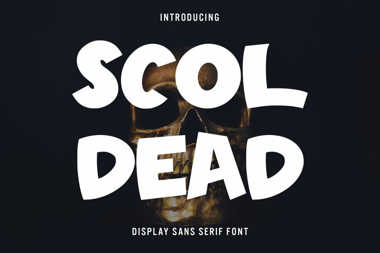 Scoldead Display Font