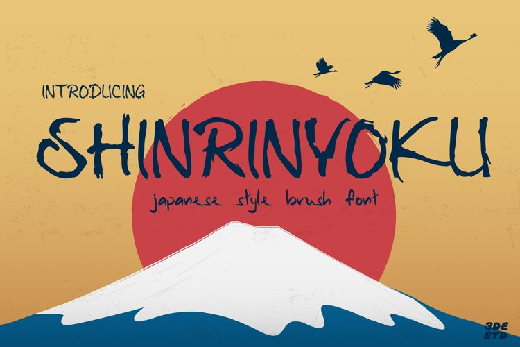 Shinrinyoku Brush Font