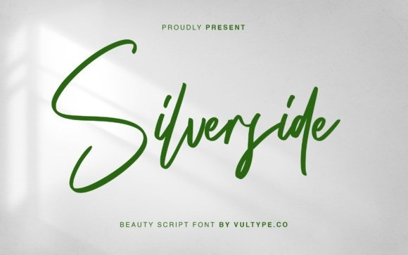 Sillverside Handwritten Font