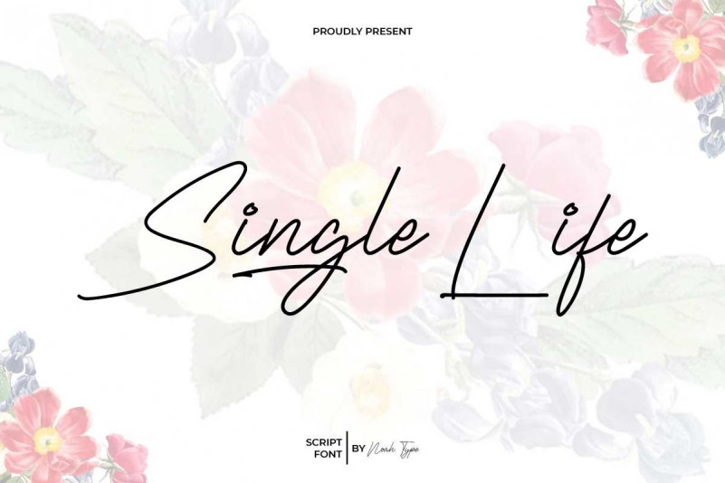 Single Life Handwritten Font