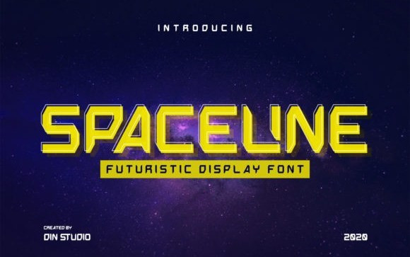 Spaceline Display Font