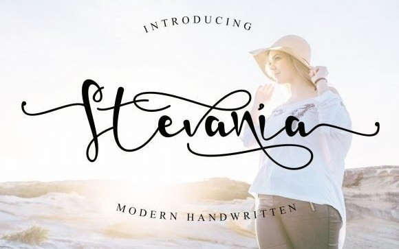 Stevania Calligraphy Font