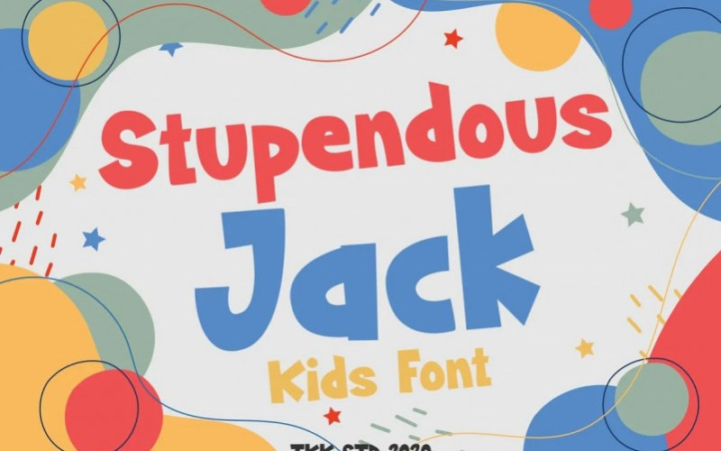 Stupendous Jack Display Font