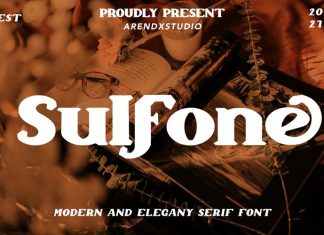 Sulfone Display Font