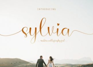 Sylvia Calligraphy Font