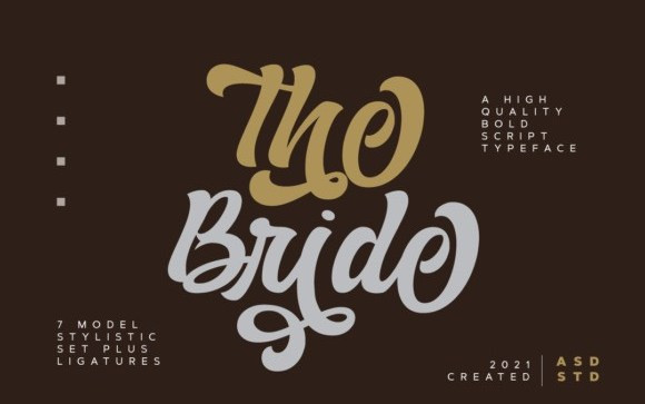 The Bride Script Font