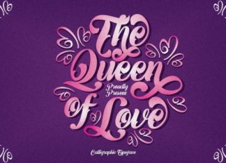 The Queen Of Love Script Font