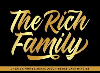 The Rich Family Script Font