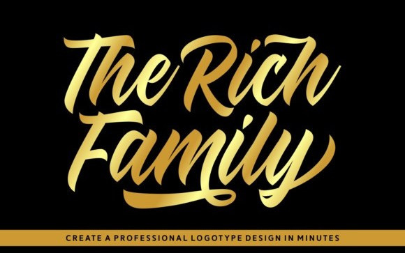 The Rich Family Script Font