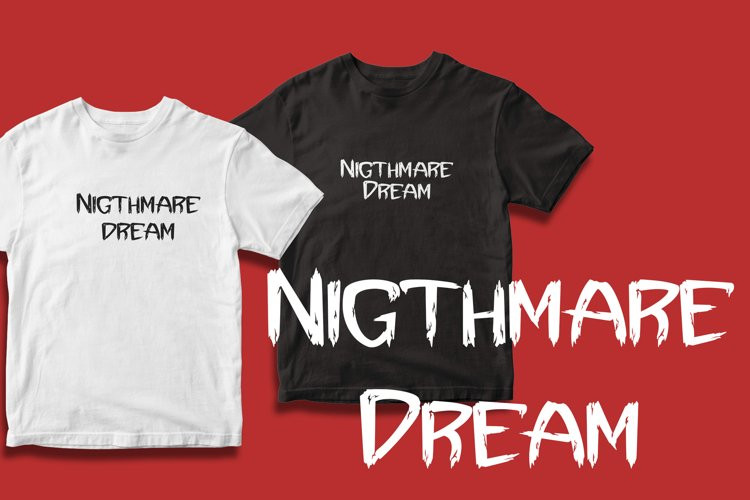 Terrible Dream Display Font