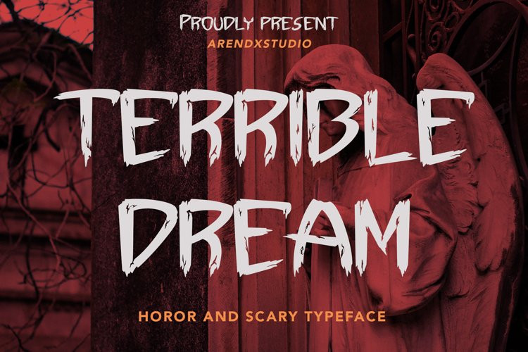 Terrible Dream Display Font