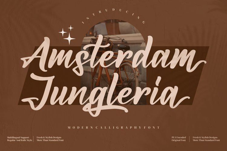 Amsterdam Jungleria Script Font