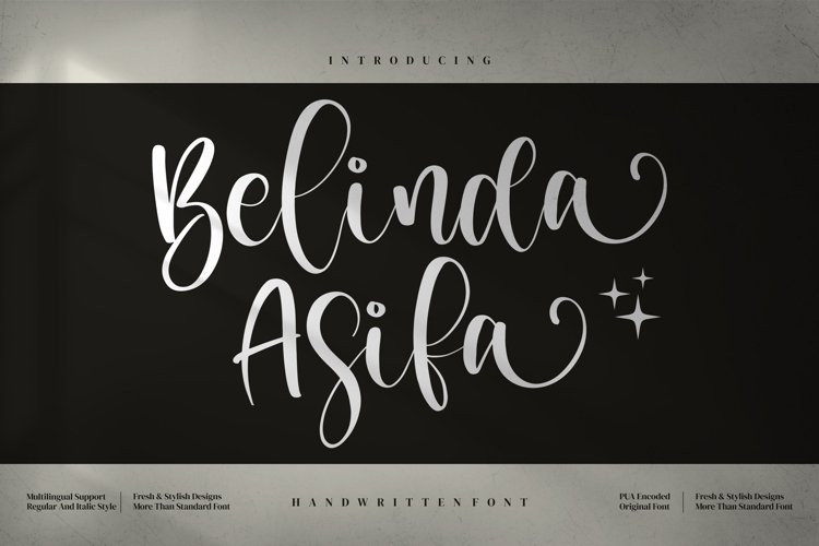 Belinda Asifa Script Font