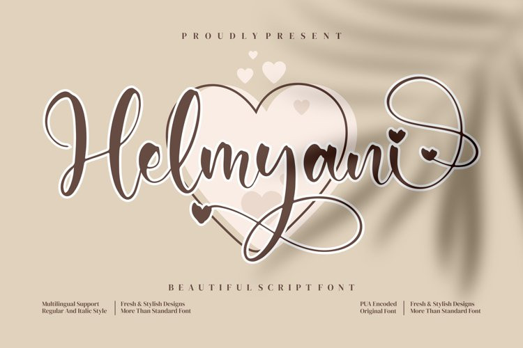 Helmyani Calligraphy Font