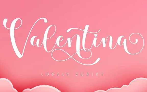 Valentina Calligraphy Typeface