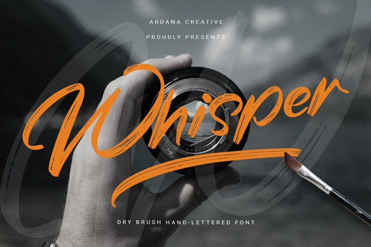 Whisper Brush Font