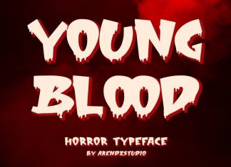 Young Blood Display Font