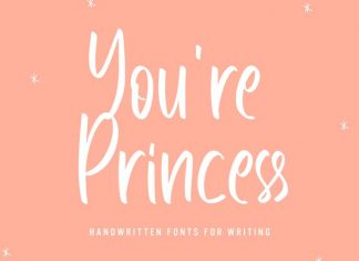 Youre Princess Script Font