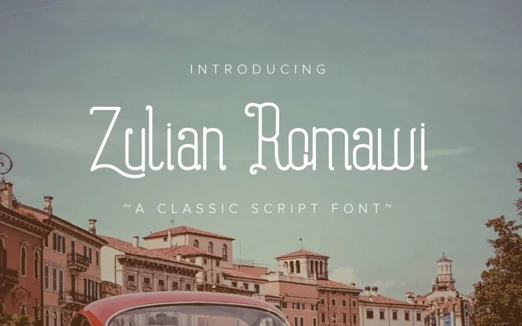 Zulyan Romawi Display Font