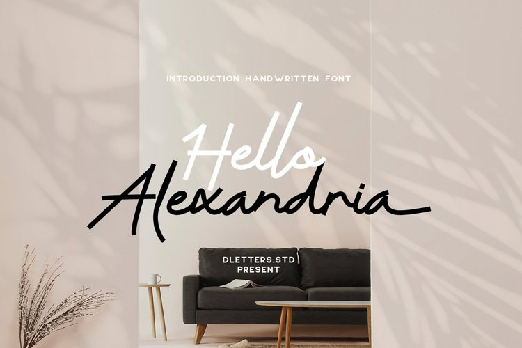 Hello Alexandria Script Font