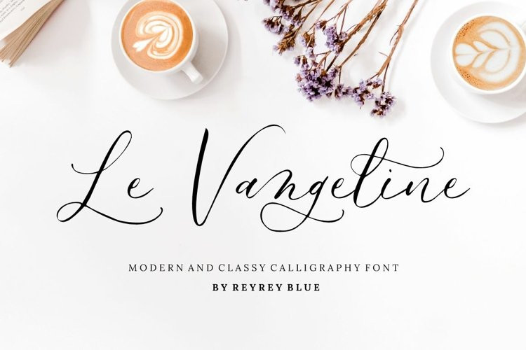 Le Vangeline Calligraphy Font