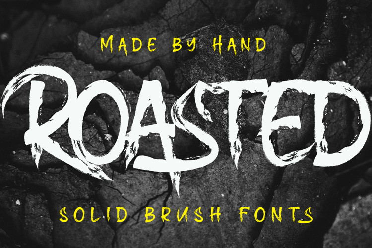 Roasted Brush Font