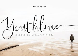 Youthline Calligraphy Font