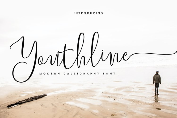 Youthline Calligraphy Font