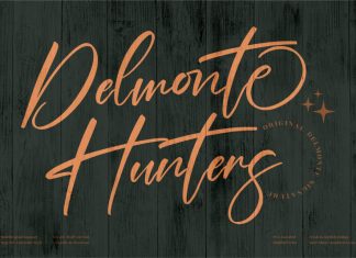 Delmonte Hunters Signature Font