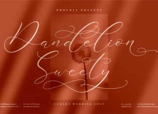 Dandelion Sweety Script Font