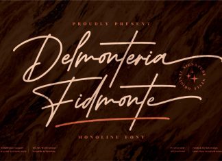 Delmonteria Fidmonte Script Font