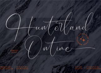 Hunterland Ontime Script Font