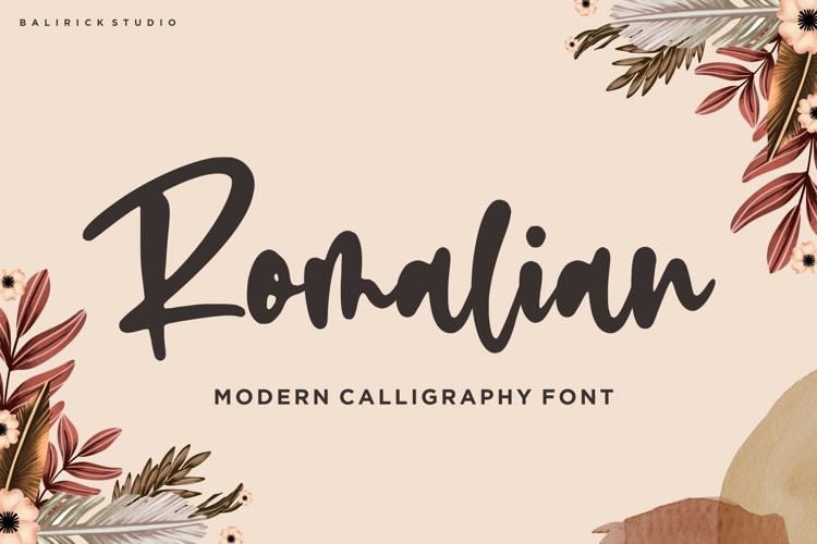 Romalian Script Font