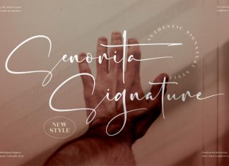 Senorita Signature Font