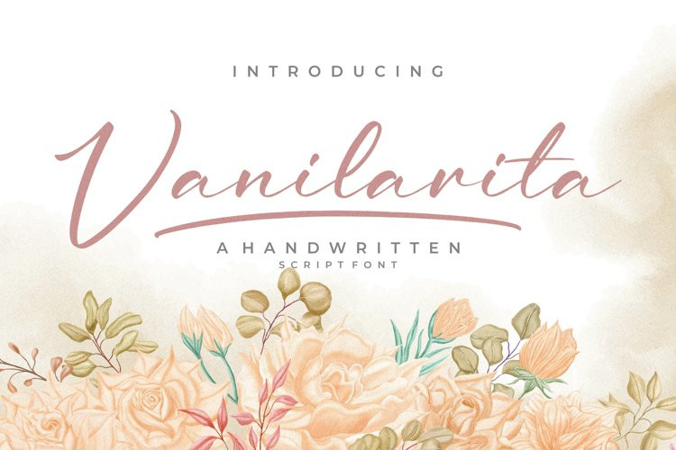 Vanilarita Script Font