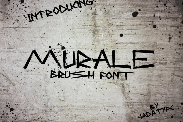 Murale Brush Font