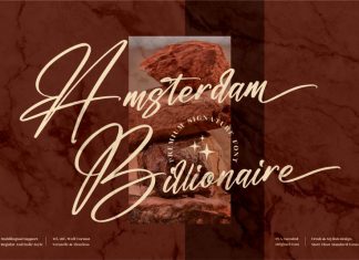 Amsterdam Billionaire Script Font