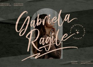 Gabriela Ragile Brush Font