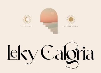 Leky Calgria Serif Font