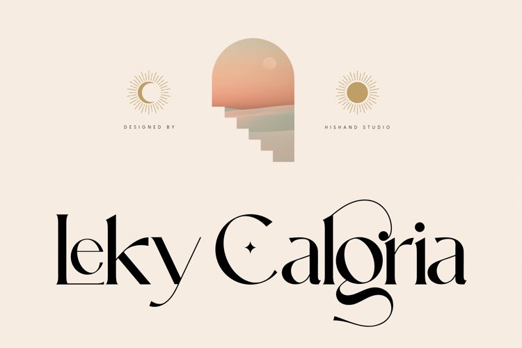 Leky Calgria Serif Font