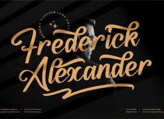 Frederick Alexander Calligraphy Font