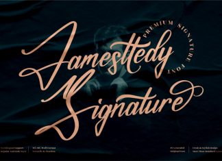 Jamesttedy Signature Font