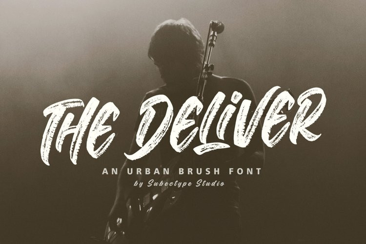 The Deliver Brush Font