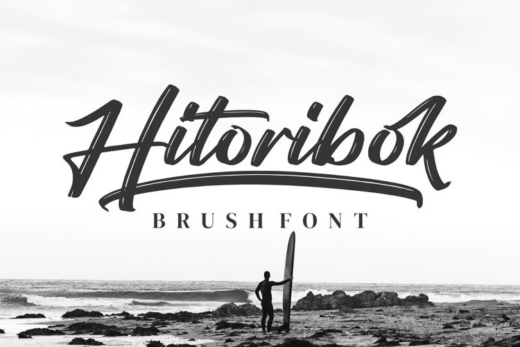 Hitoribok Brush Font