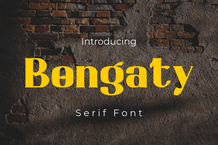 Bongaty Serif Font