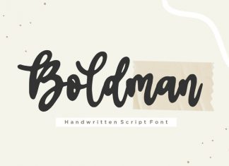 Boldman Script Font