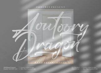 Aoutoory Dragon Brush Font