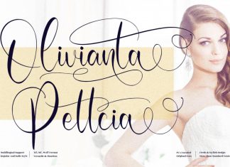 Olivianta Pettcia Script Font