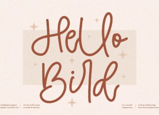 Hello Bird Handwritten Font